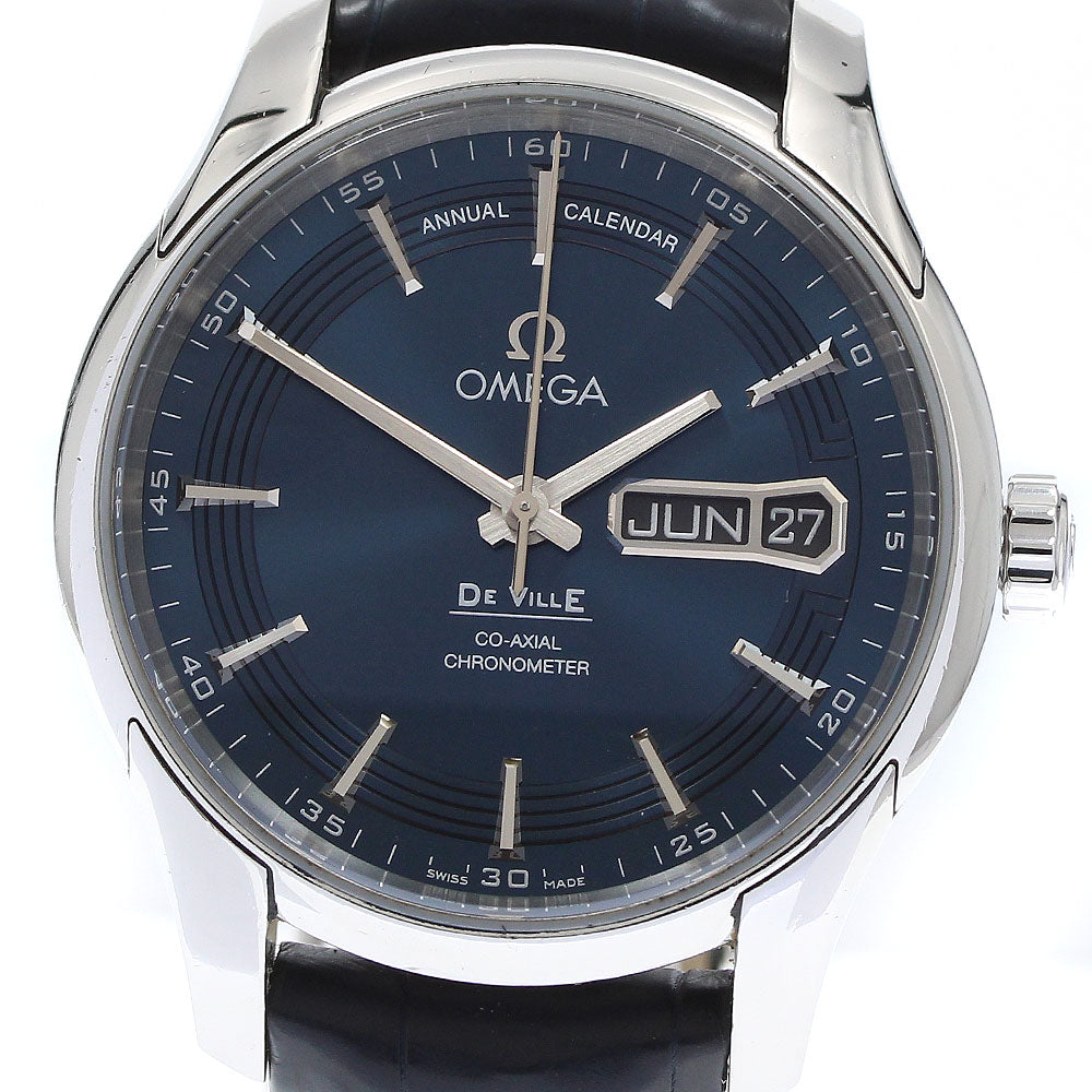 OMEGA De Ville Hour Vision 431.33.41.22.03.001 Annual calendar Navy Dial Automatic Men's Watch_912828