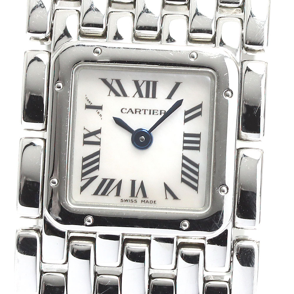 CARTIER PANTHERE Ribbon LM W61001T9 White shell dial White shell Dial Quartz Ladies Watch_912843