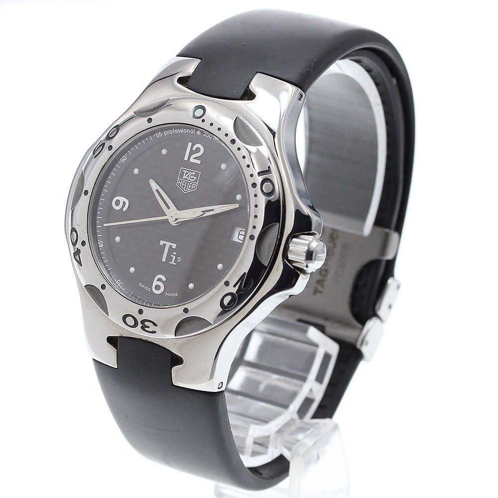 TAG HEUER Kylium WL1180 Date black Dial Quartz Men's Watch_912822