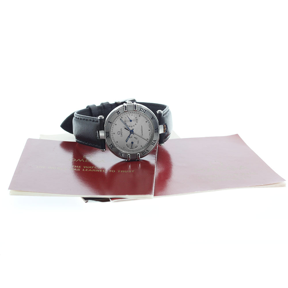 OMEGA Constellation Day date Silver Dial Quartz Men's Watch_912991