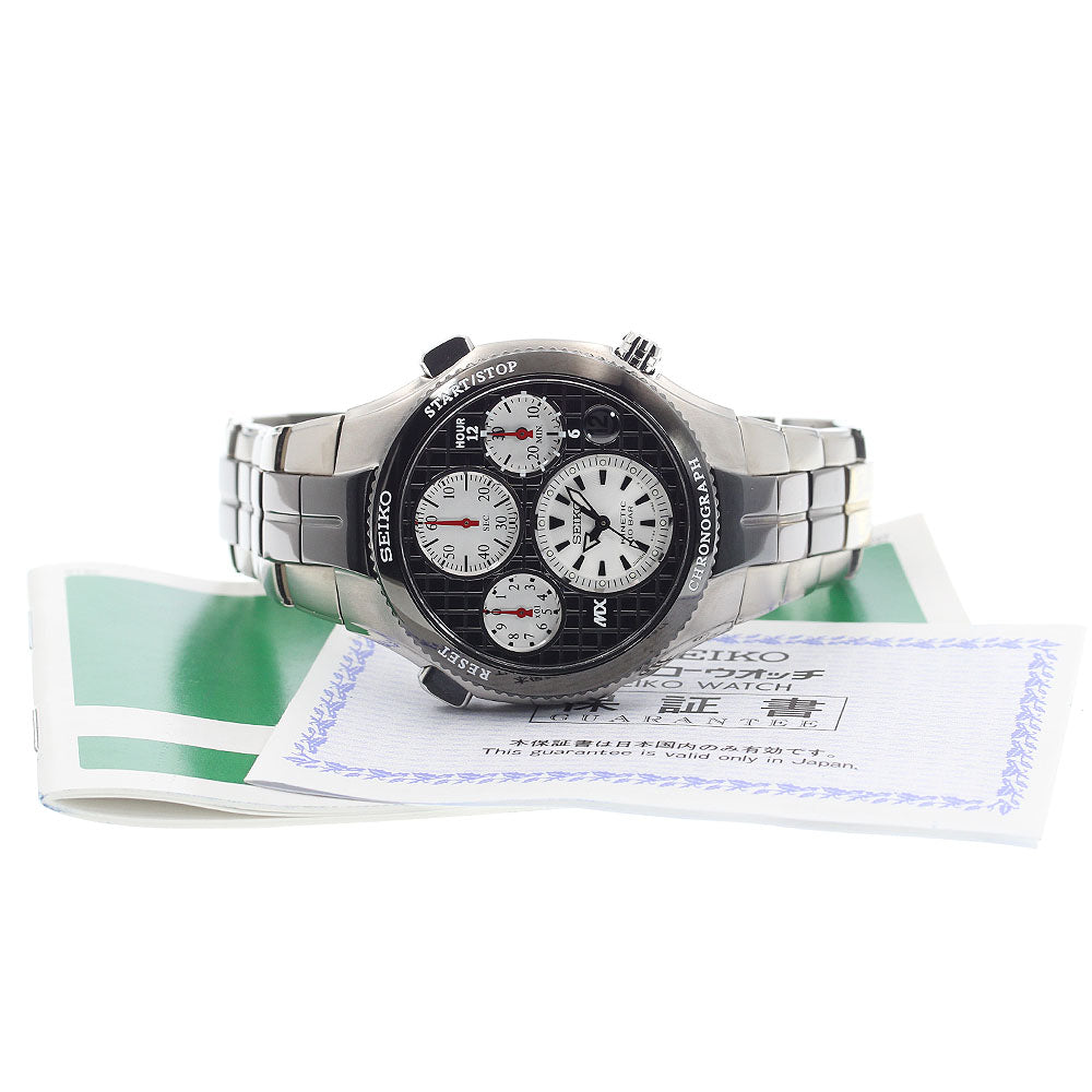 SEIKO Kinetic Sportura SATX001/9T82-0A70 500 limited Auto quartz Watch_912995