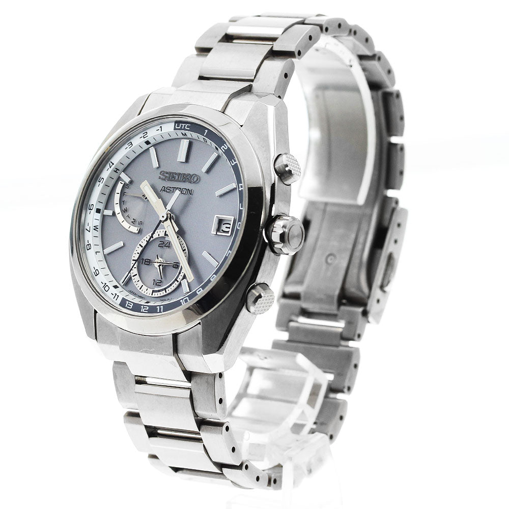 SEIKO Astron SBXY009/8B63-0BA0 Day date Solar Powered Radio Men's Watch_913030