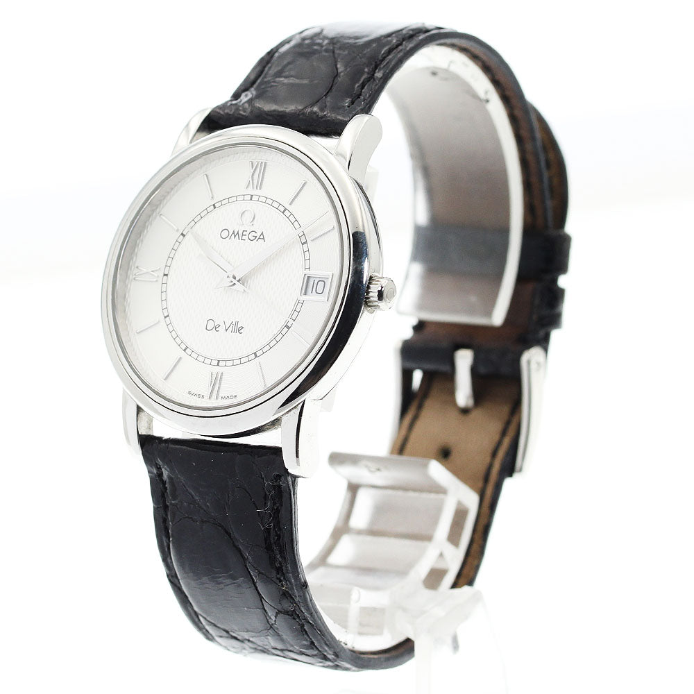 OMEGA De Ville Prestige 7824.31.01 Date Silver Dial Quartz Men's Watch_913034
