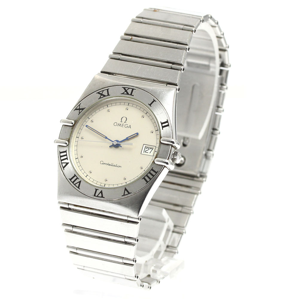 OMEGA Constellation Date Silver Dial Quartz Men's Watch_913063