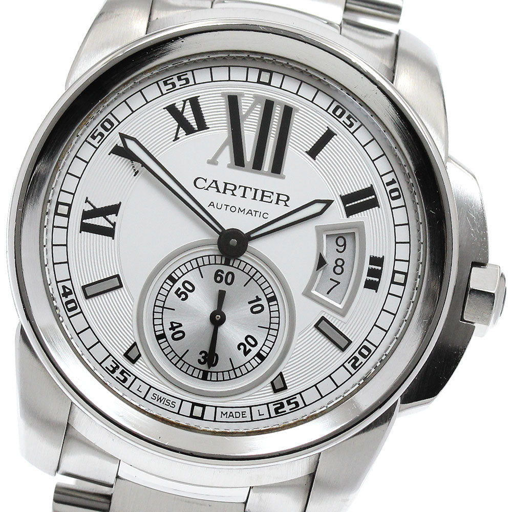 CARTIER Calibre de Cartier W7100015 Silver Dial Automatic Men's Watch_913201