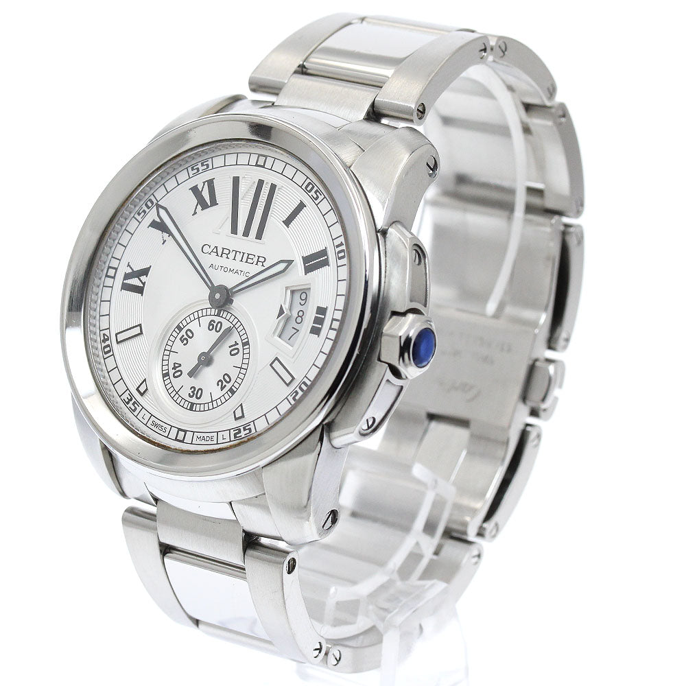 CARTIER Calibre de Cartier W7100015 Silver Dial Automatic Men's Watch_913201