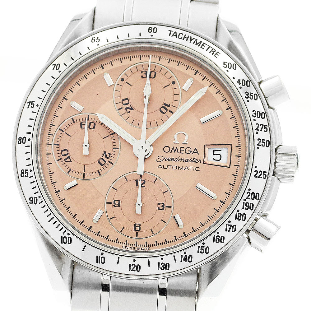 OMEGA Speedmaster 3513.60 Chronograph pink Dial Automatic Men's Watch_913210
