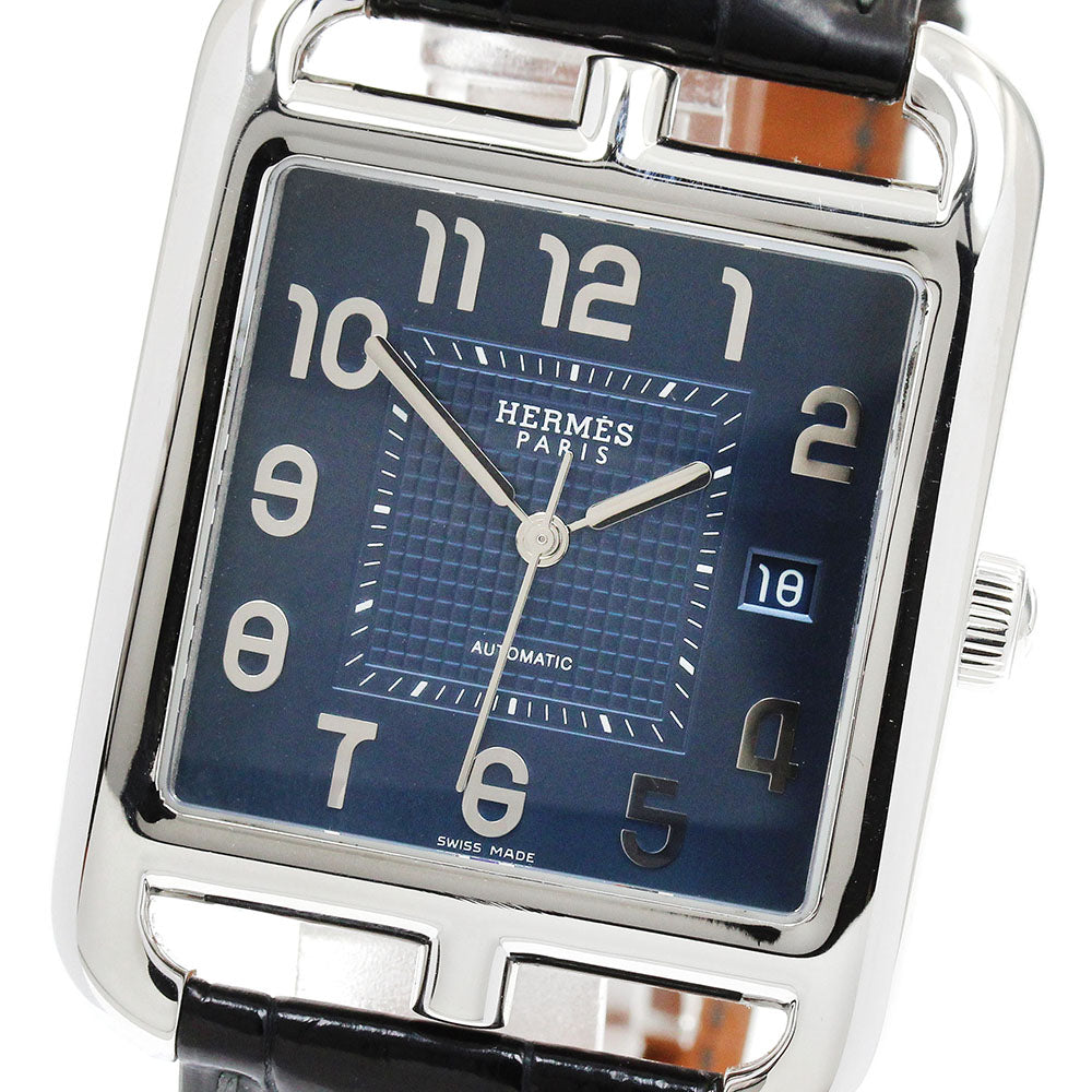 HERMES Cape Cod CD6.710 Date Navy Dial Automatic Men's Watch_913233