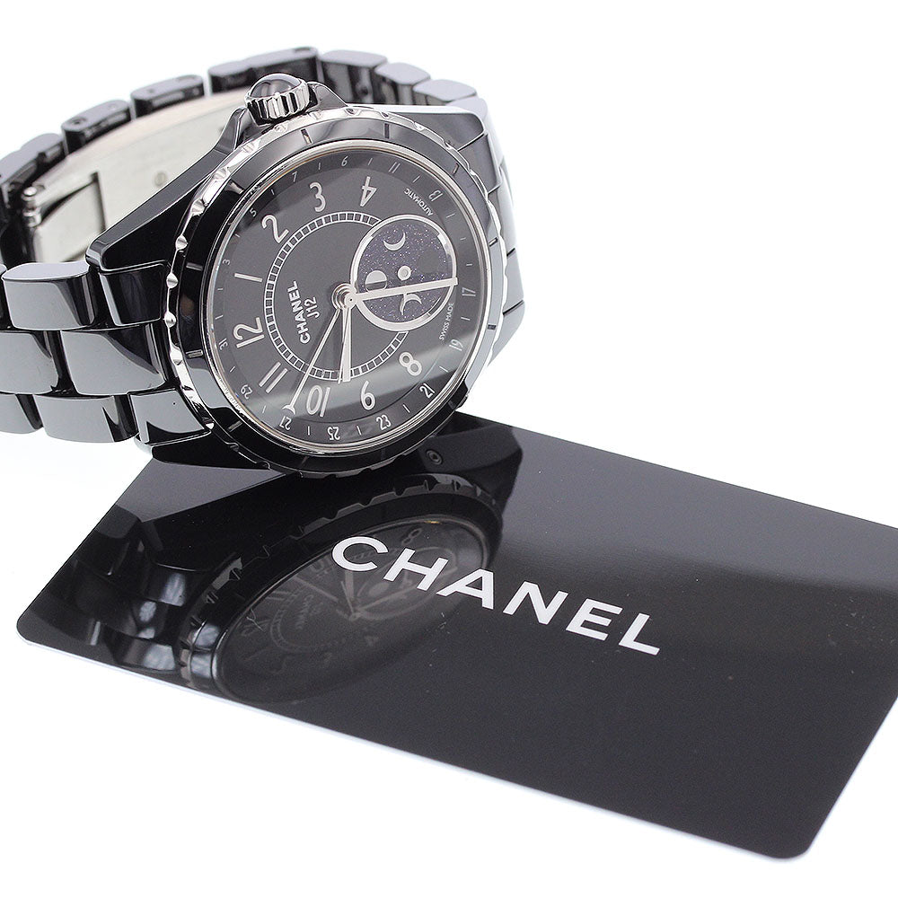 CHANEL J12 Fars de lune H3406 Moon phase black Dial Automatic Men's Watch_913249