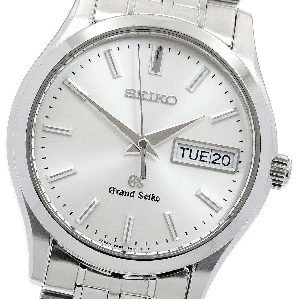 SEIKO Grand Seiko SBGT005/9F83-9A30 Day date Silver Dial QZ Men's Watch_913262