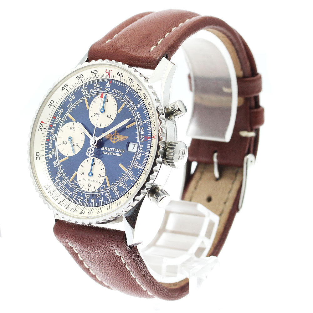 BREITLING Old Navitimer A13022 Chronograph Navy Dial Automatic Men's_913266