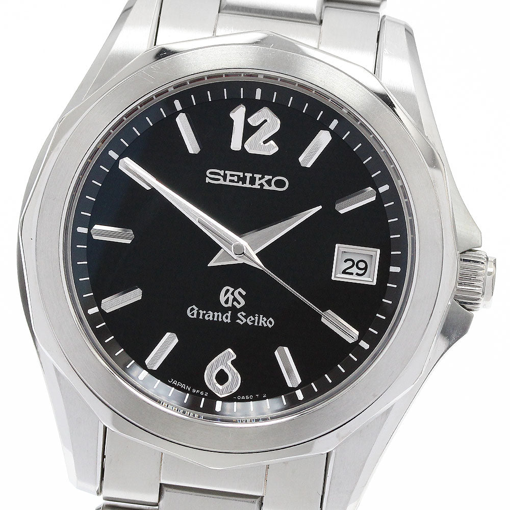 SEIKO Grand Seiko SBGX035/9F62-0A60 Date Black Dial Quartz Men's Watch_913270