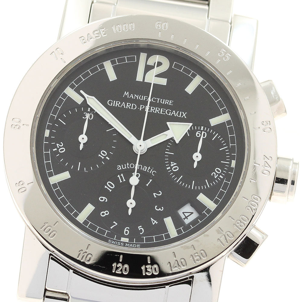 GIRARD PERREGAUX Gold Plated7000 7030 Chronograph AT Men's Watch_913297