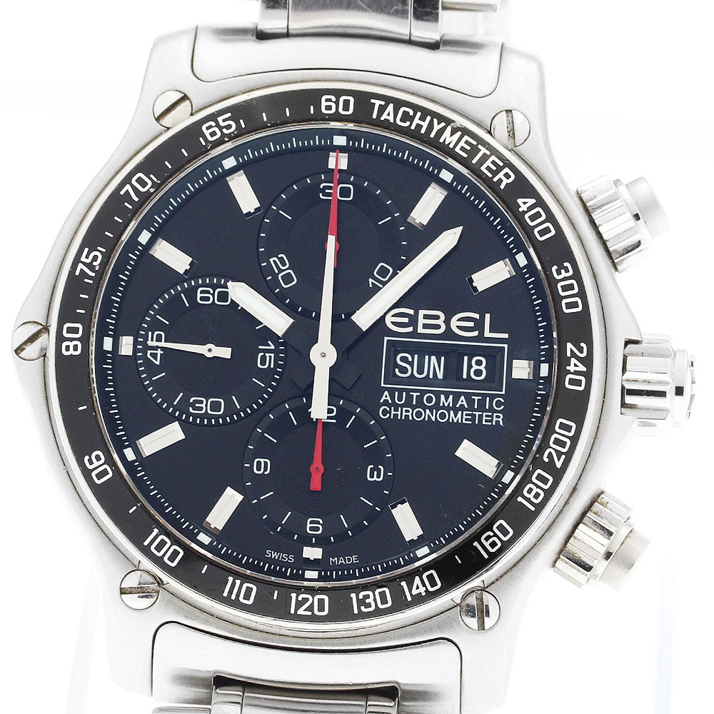 EBEL 1911 Discovery E9750L62 Day-Date Chronograph black Dial Automatic Men's Watch_913306