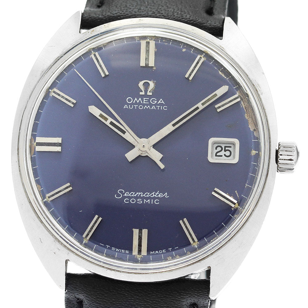 OMEGA Seamaster Cosmic 166.026 Date blue Dial Automatic Men's Watch_913317
