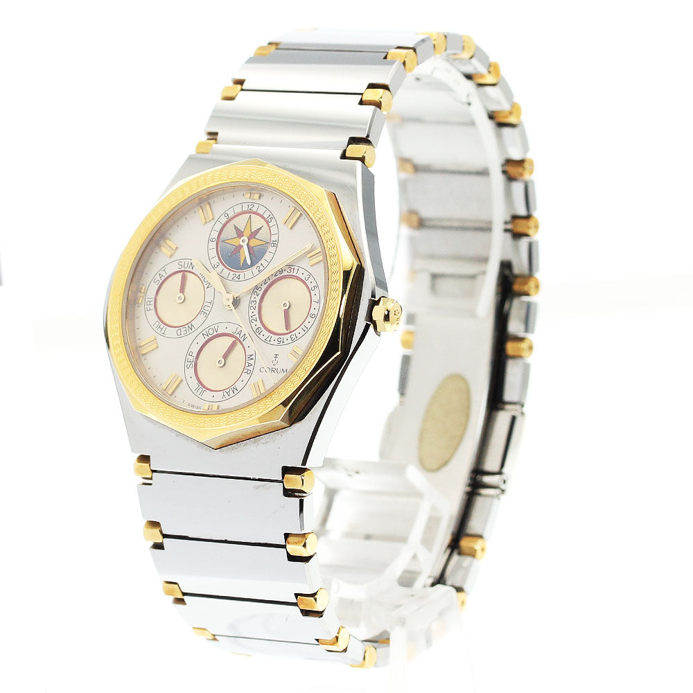 CORUM Admiral's Cup Quattro 92.115.50 V-200 beige Dial Quartz Men's Watch_913335