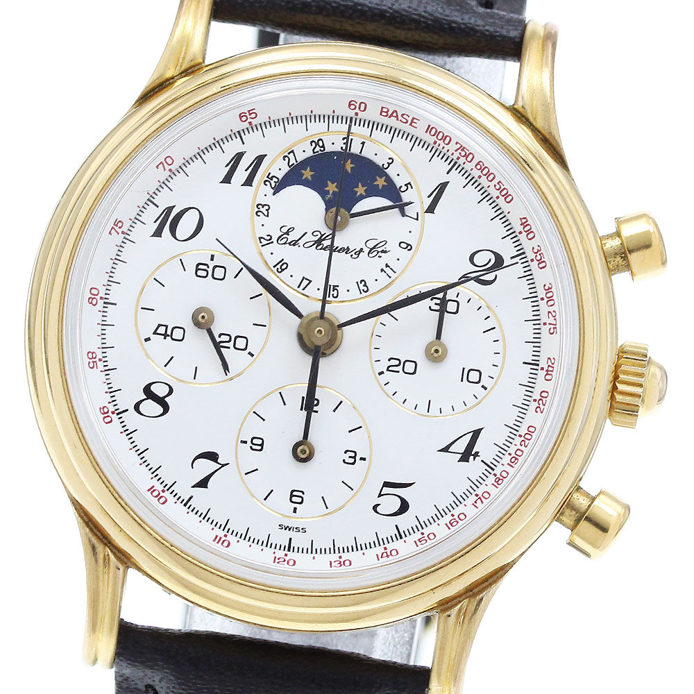 Heuer Edward Heuer 125th Anniversary 188.205/1 Hand Winding Men's Watch_913341