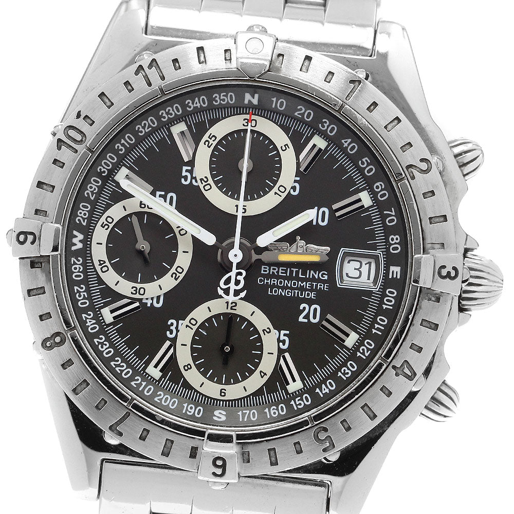 BREITLING Chronomat Longitude A20348 GMT date gray Dial Automatic Men's_913411
