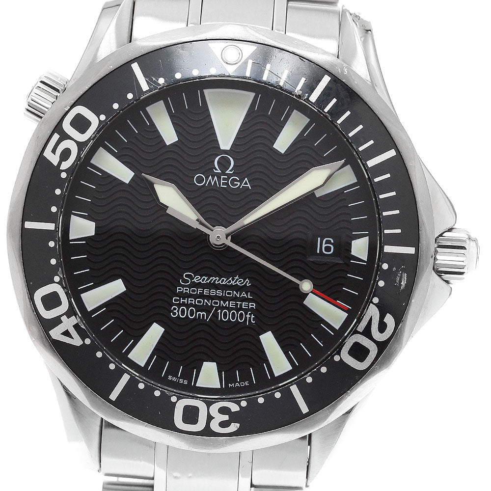 OMEGA Seamaster300 2254.50 Date black Dial Automatic Men's Watch_913412