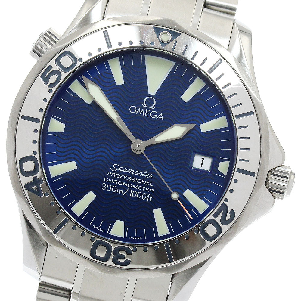 OMEGA Seamaster 300 2255.80 Date blue Dial Automatic Men's Watch_913413