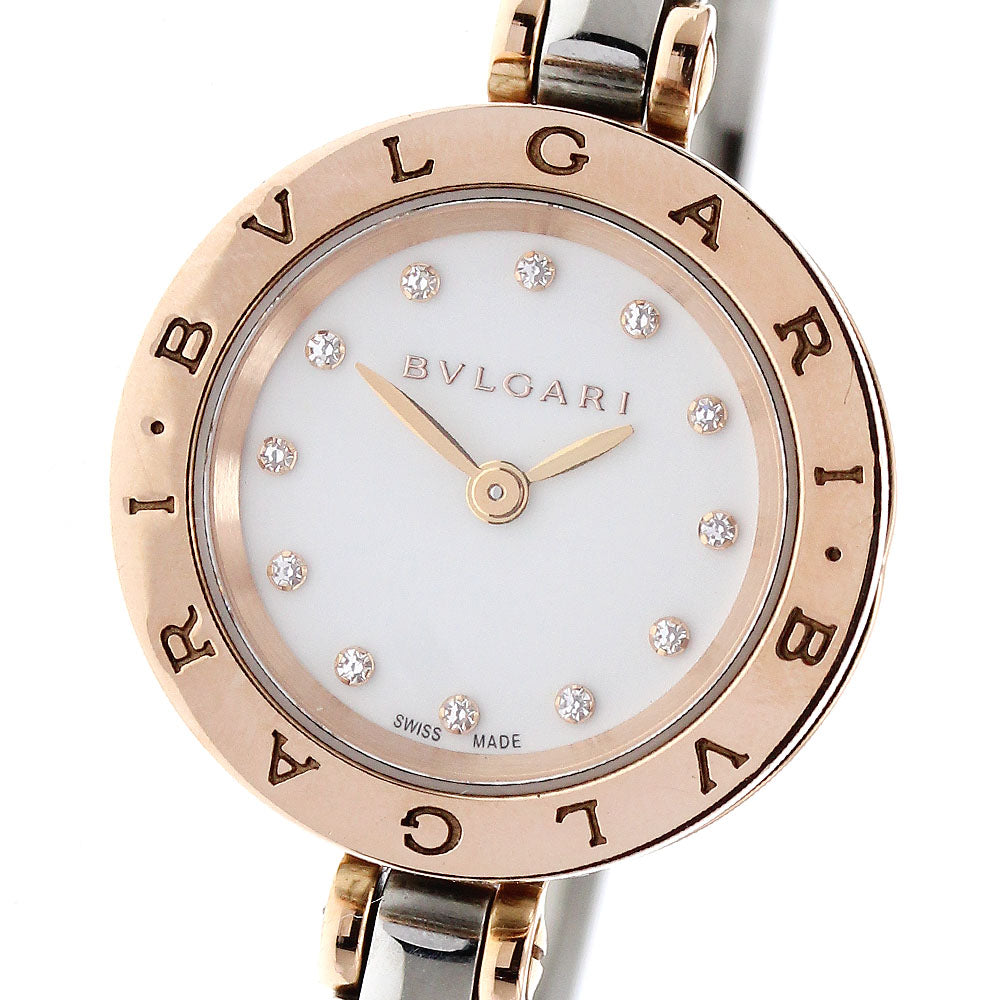 BVLGARI B-zero1 BZP23SG 12P diamond white Dial Quartz Ladies Watch_913433