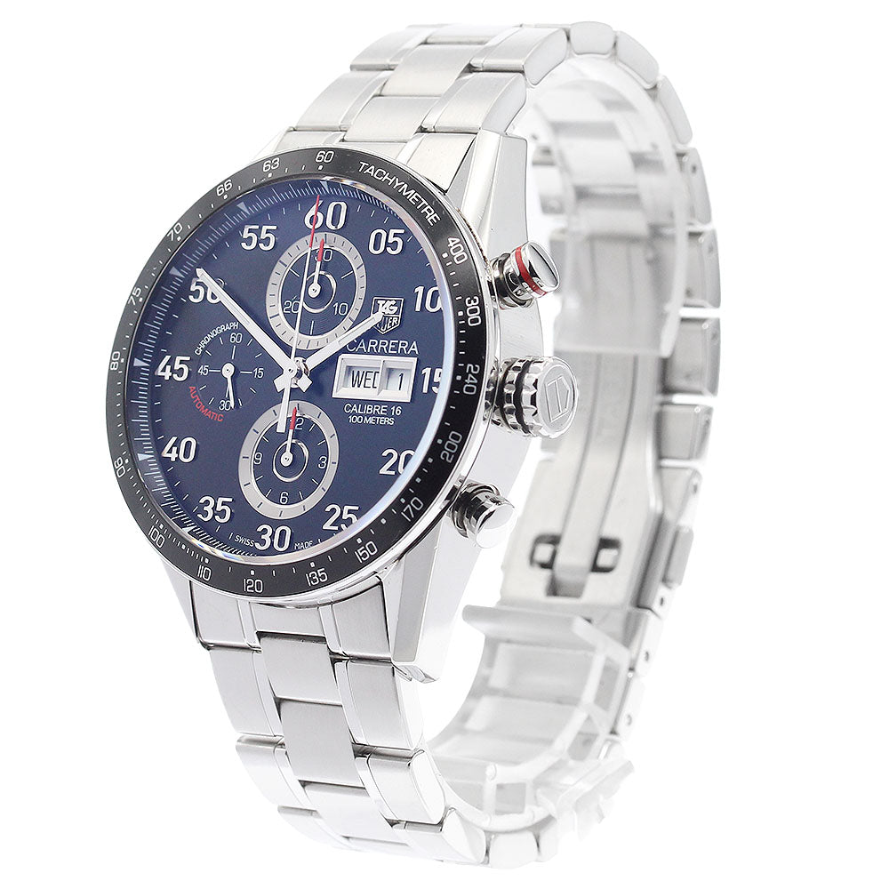 TAG HEUER Carrera CV2A10 Tachymeter Chronograph Day Date black Dial Automatic Men's Watch_913434