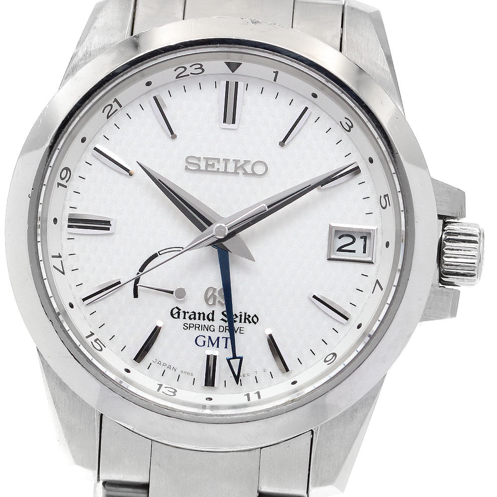 SEIKO Grand Seiko SBGE009/9R66-0AE0 GMT Spring drive Men's Watch_913438