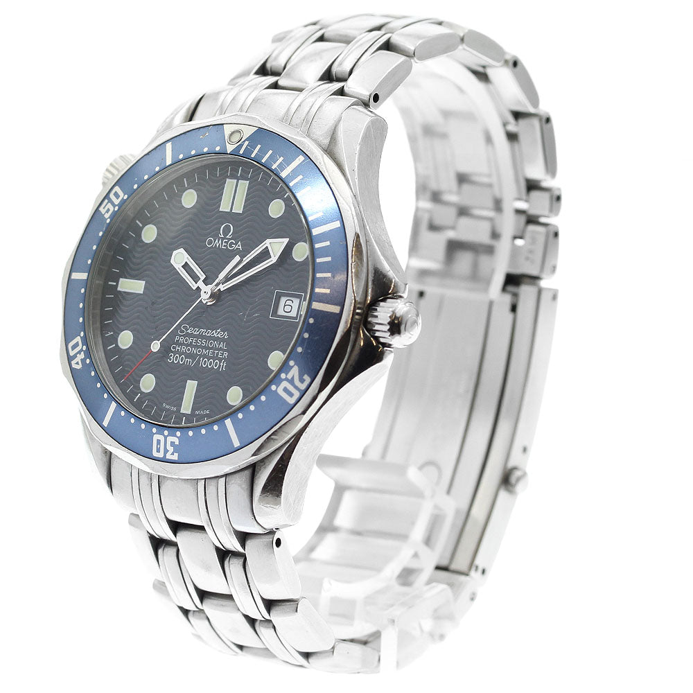 OMEGA Seamaster300 2531.80 Date Navy Dial Automatic Men's Watch_913439