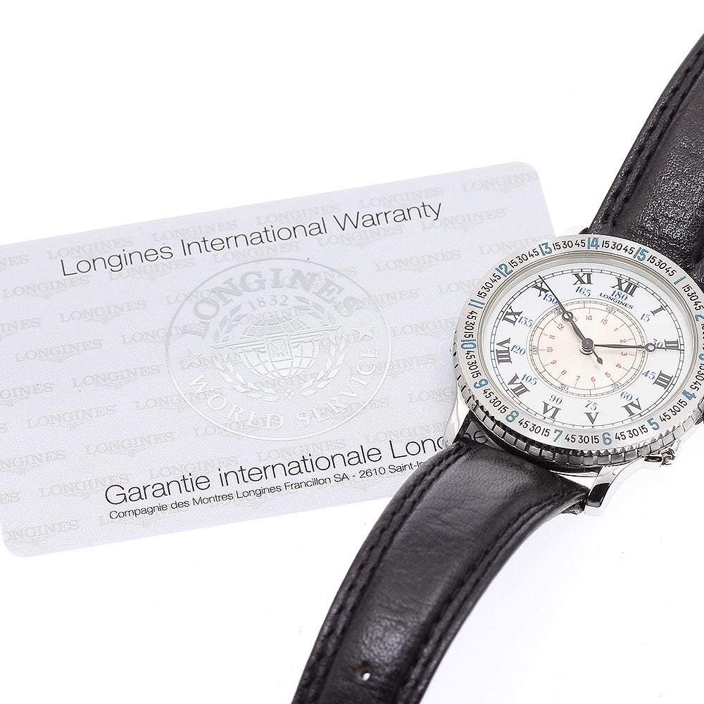 LONGINES Lindbergh Hour Angle Watch 628.5240 Automatic Men's Watch_913442