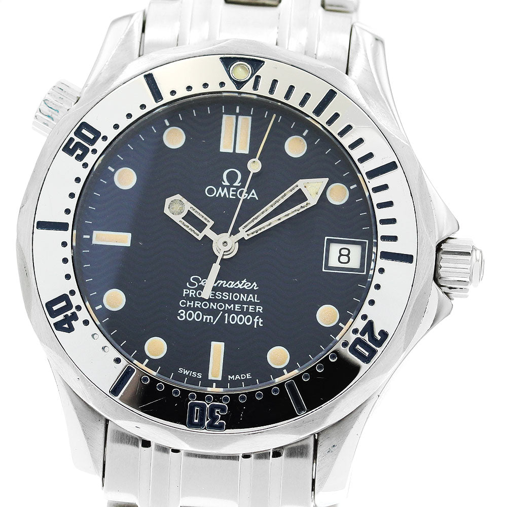 OMEGA Seamaster Diver 300M 2552.80 Date Navy Dial Automatic Boy's Watch_913448