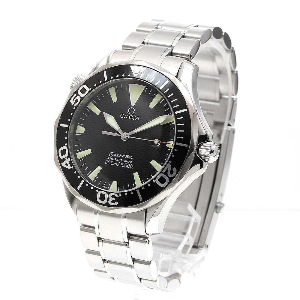 OMEGA Seamaster300 2264.50 Date black Dial Quartz Men's Watch_913453