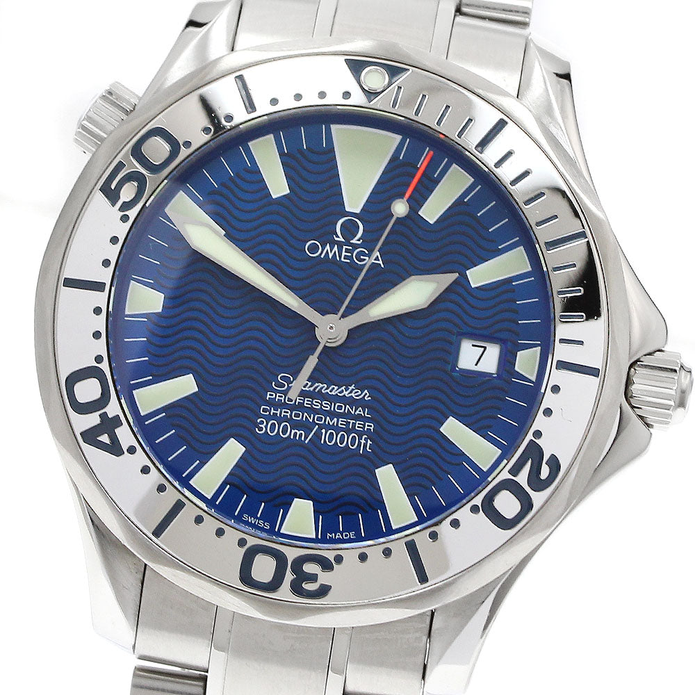 OMEGA Seamaster300 2255.80 Date blue Dial Automatic Men's Watch_913462