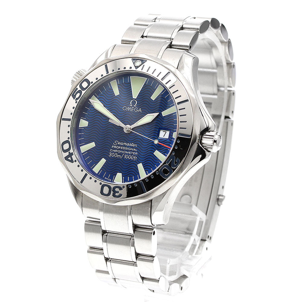 OMEGA Seamaster300 2255.80 Date blue Dial Automatic Men's Watch_913462