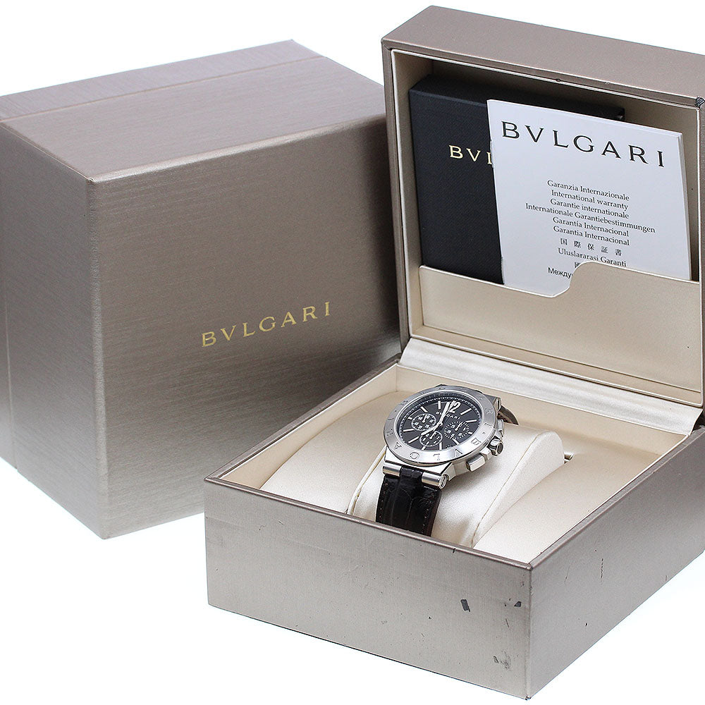 BVLGARI Diagono Verochissimo DG41SCH Chronograph Date black Dial Automatic Men's Watch_913472