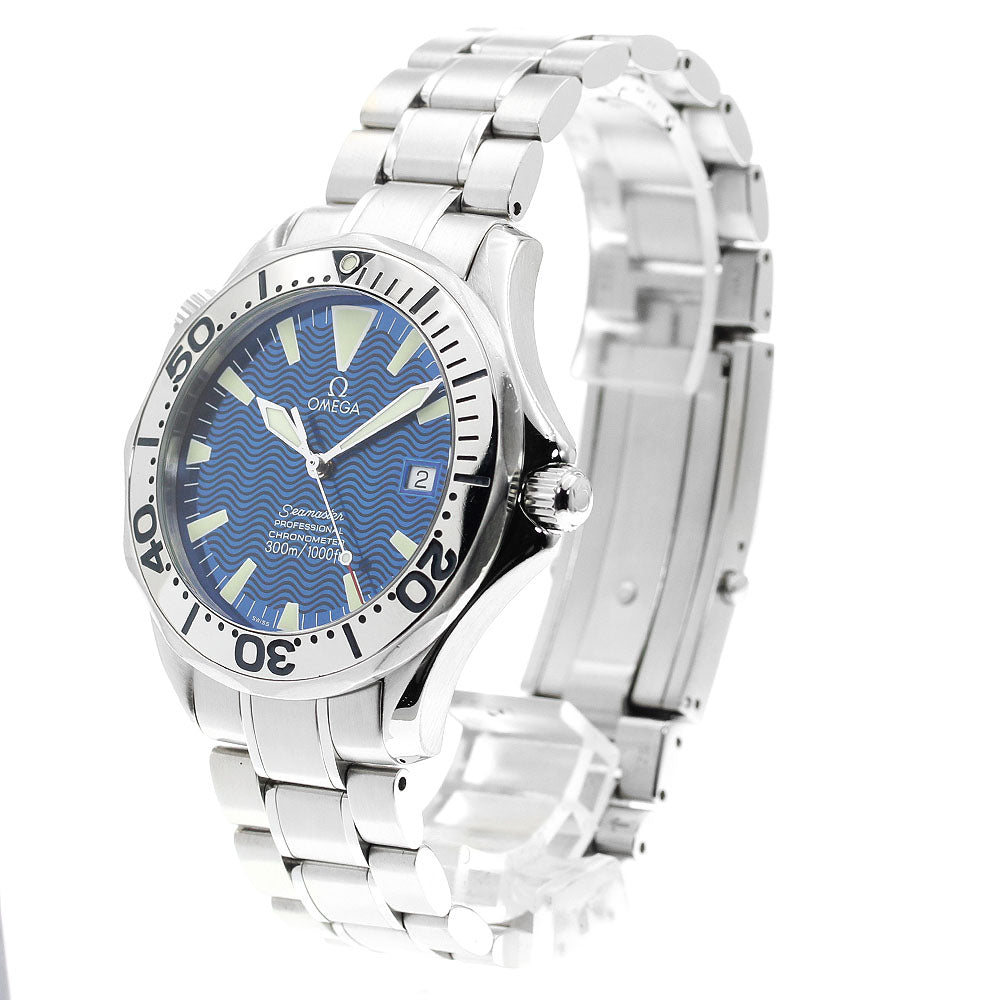 OMEGA Seamaster300 2255.80 Date Blue Dial Automatic Men's Watch_913486