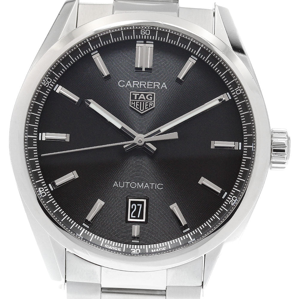 TAG HEUER Carrera Caliber 5 WBN2110 Date black Dial Automatic Men's Watch_913487