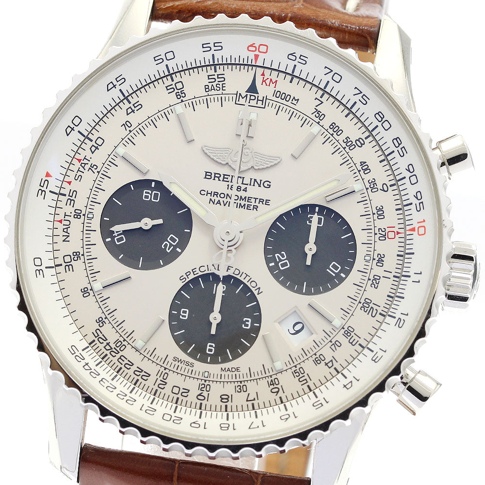 BREITLING Navitimer01 AB0120/G826 Chronograph Japan only Silver / Gray Dial Automatic Men's Watch_913491