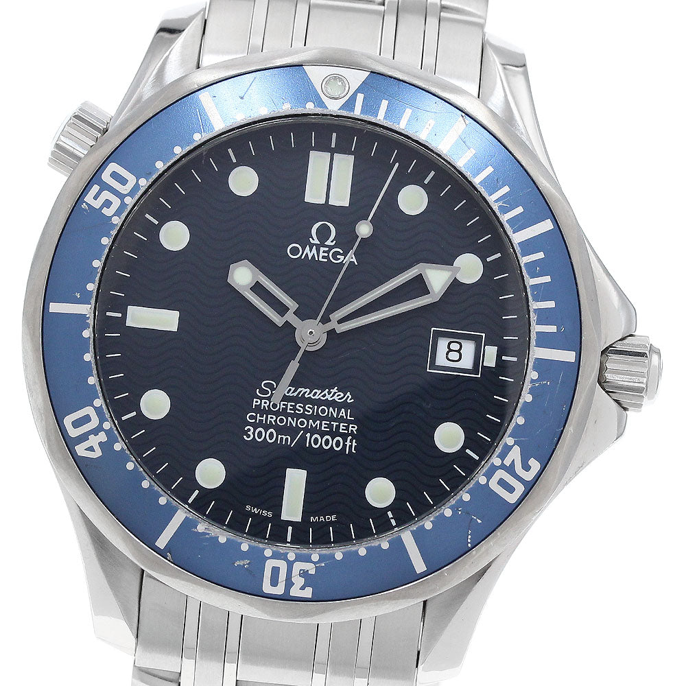 OMEGA Seamaster300 2531.80 Date Navy Dial Automatic Men's Watch_913520