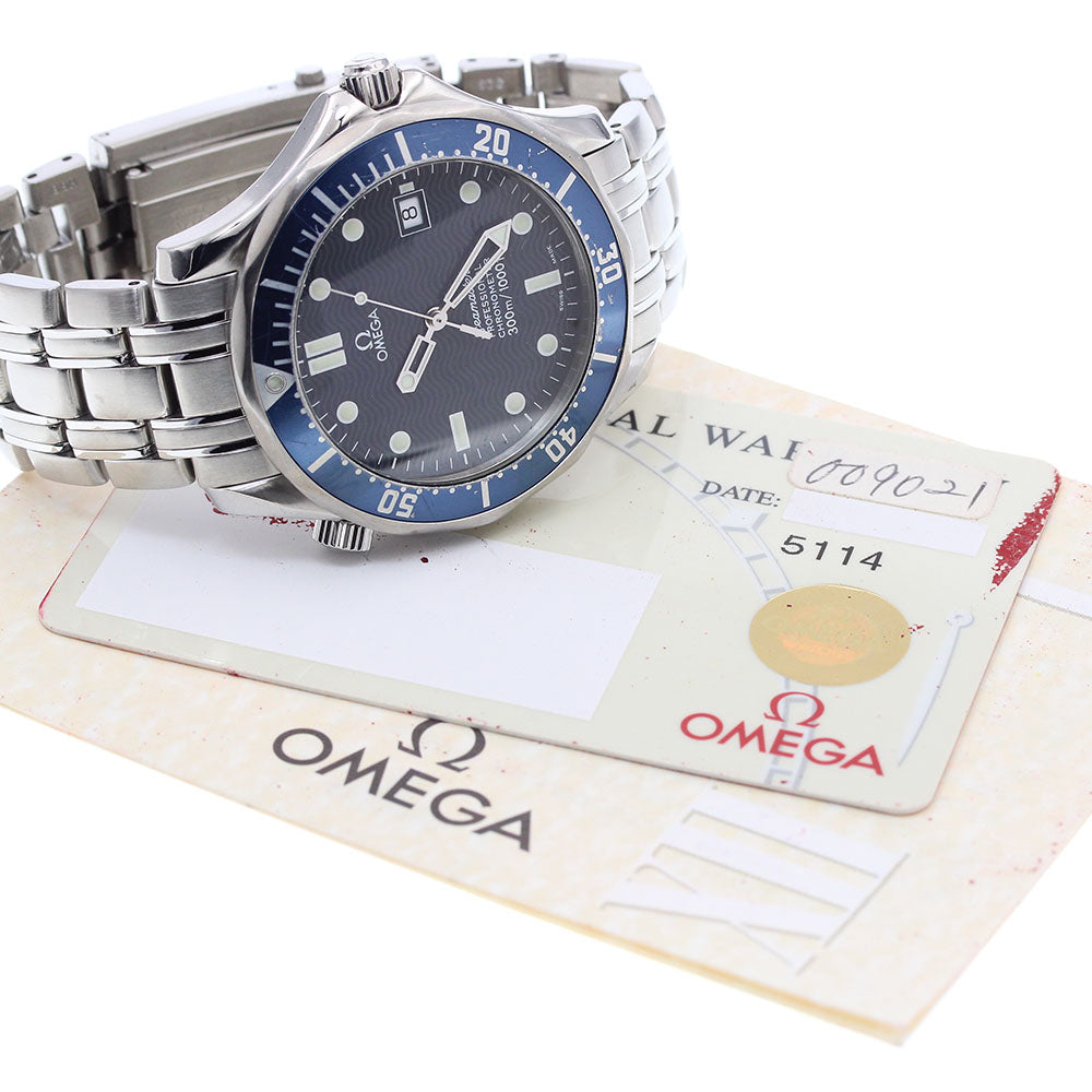 OMEGA Seamaster300 2531.80 Date Navy Dial Automatic Men's Watch_913520