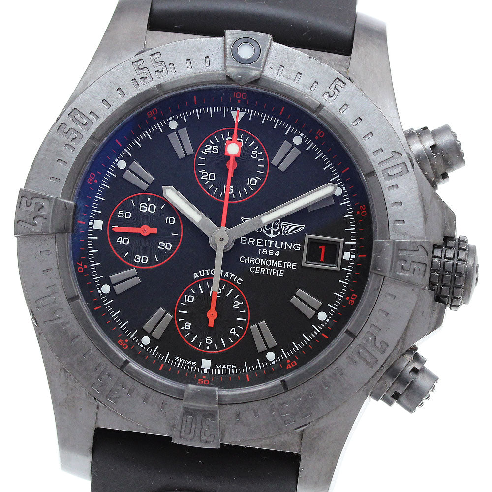 BREITLING avenger black steel M13380 Limited to 1000 Automatic Men's_913524