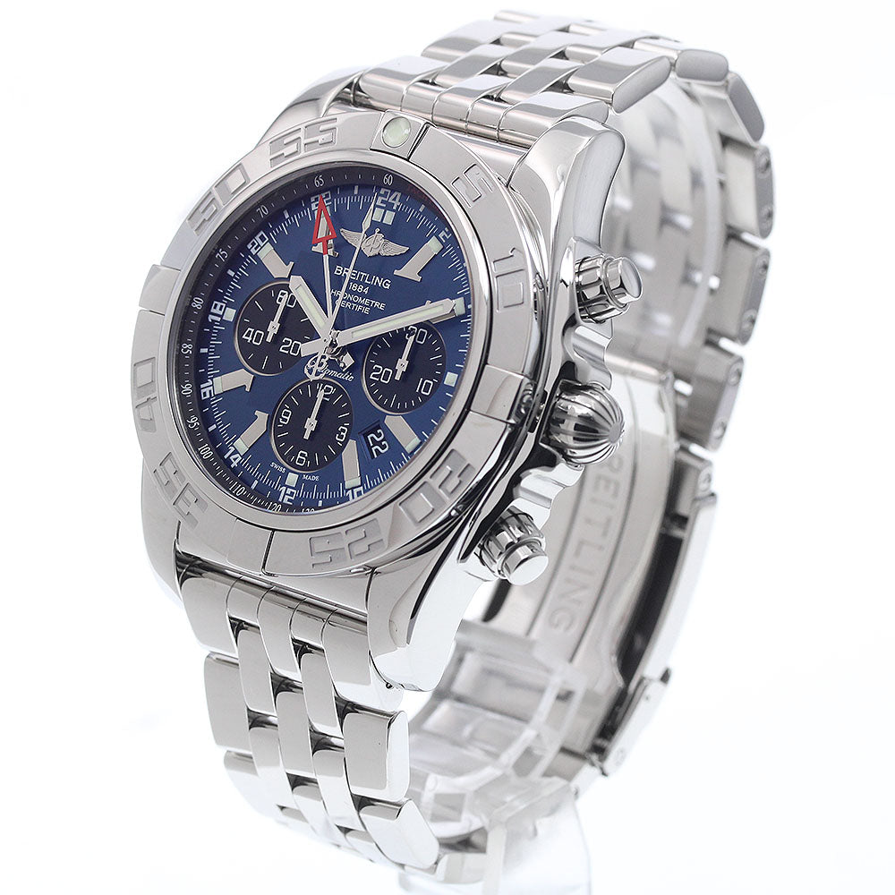 BREITLING Chronomat AB0410 GMT blue Dial Automatic Men's Watch_913528