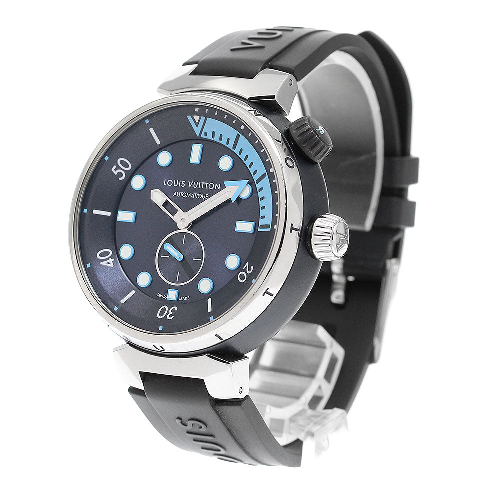 LOUIS VUITTON Tambour Street Diver QA121 Navy Dial Automatic Men's Watch_913529