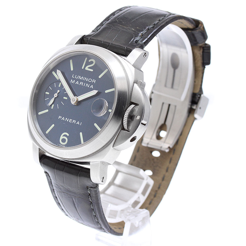 PANERAI Luminor Marina PAM00070 Small Second Date Automatic Men's Watch_913530