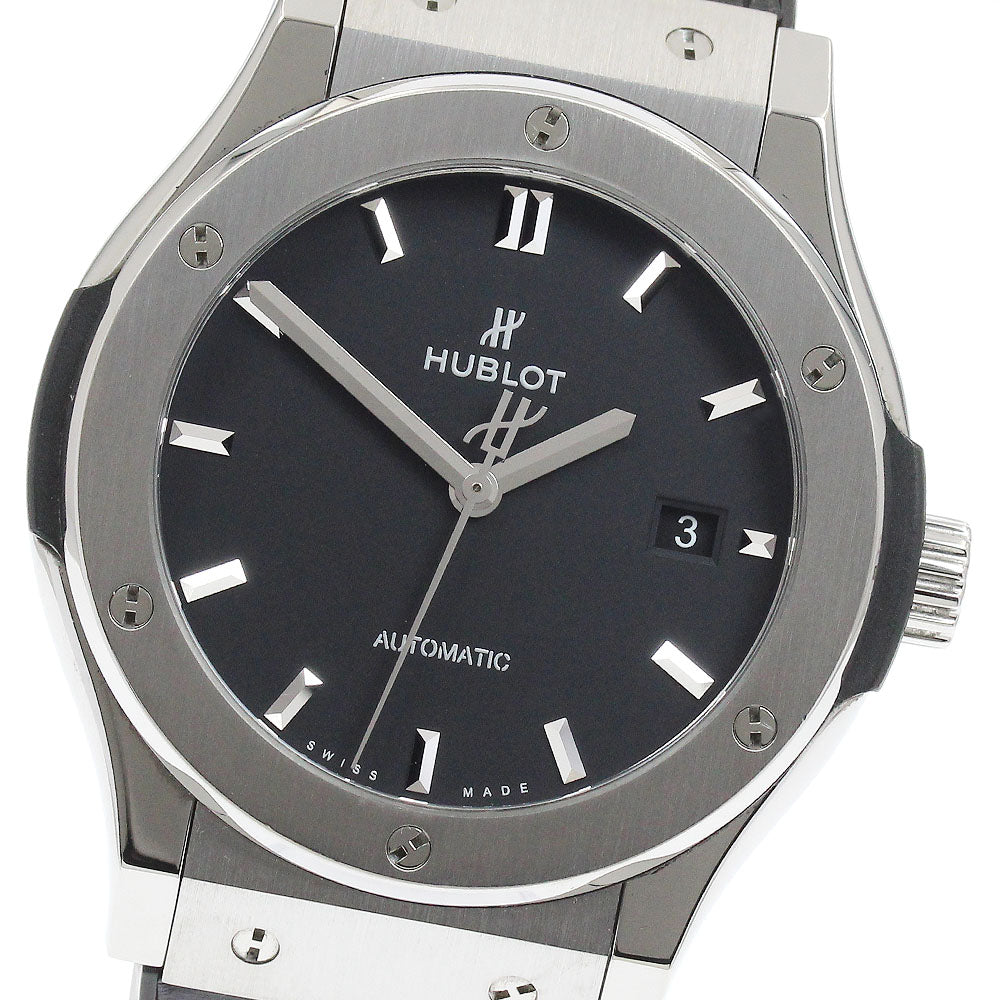 HUBLOT Classic Fusion Titanium 542.NX.1171.LR Date black Dial Automatic Men's Watch_913534