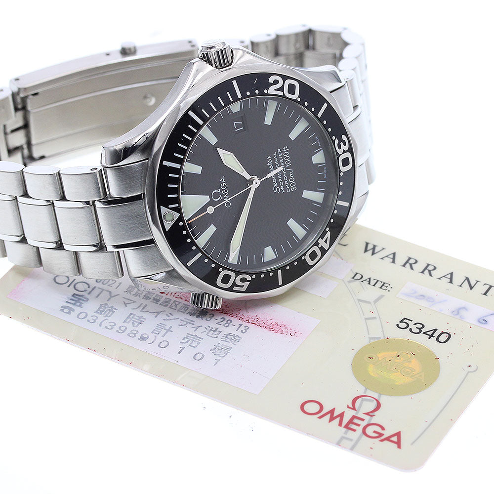 OMEGA Seamaster300 2254.50 Date black Dial Automatic Men's Watch_913537