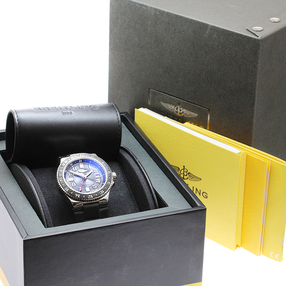 BREITLING Super Ocean A32380 Date GMT black Dial Automatic Men's Watch_913545