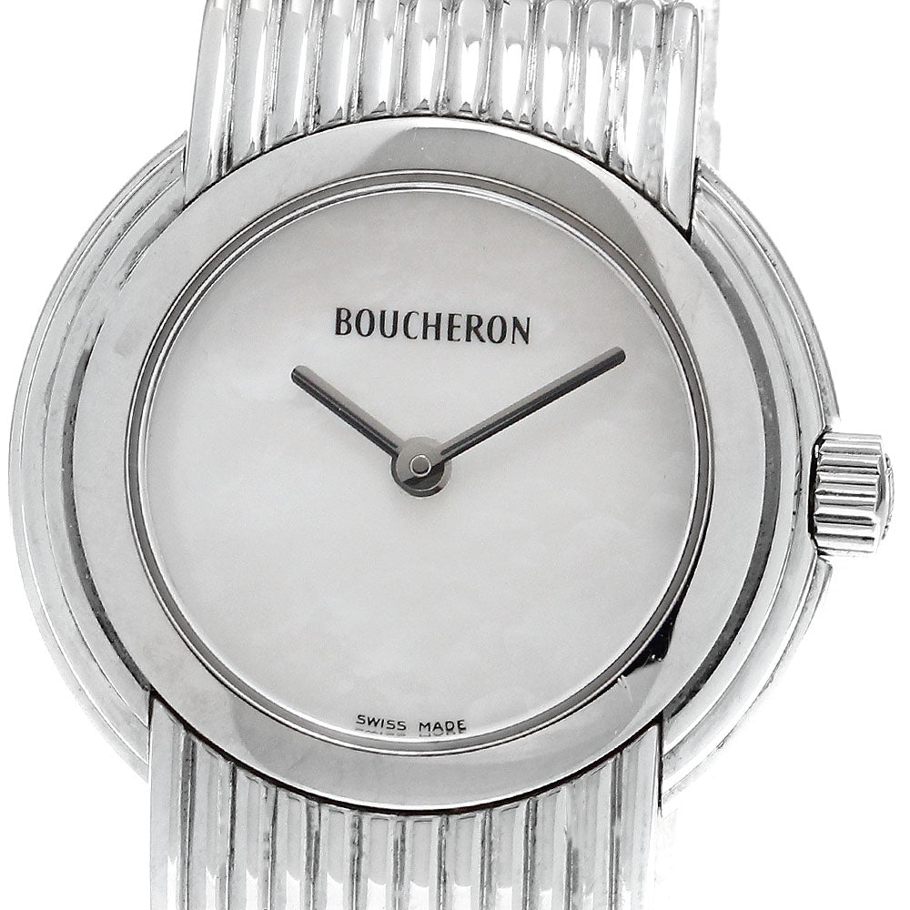 Boucheron Reflation Shell dial White shell Dial Quartz Ladies Watch_913564
