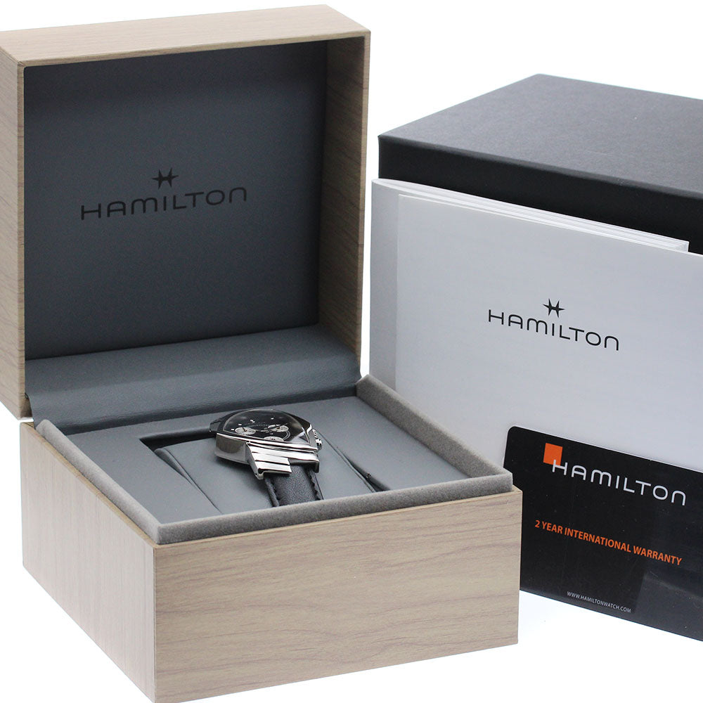 HAMILTON Ventura H244121 Chronograph Black / Silver Dial Quartz Men's_913592
