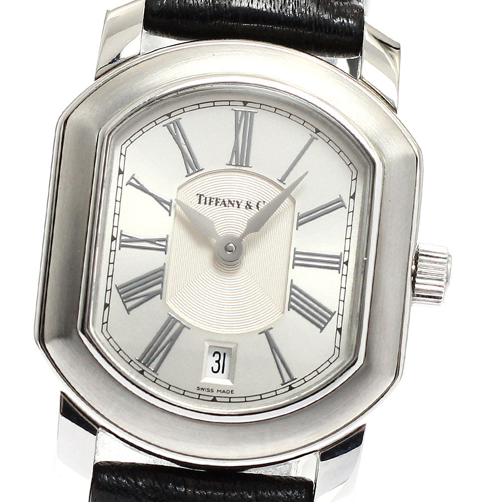 TIFFANY&Co. Mark coupe Date Silver Dial Quartz Ladies Watch_913606