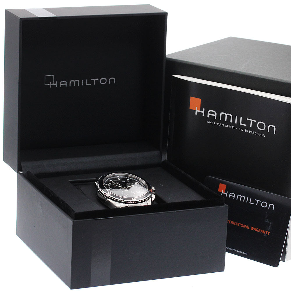 HAMILTON Jazz master H375120 Seaview Chronograph Date Quartz Men's Watch_913609